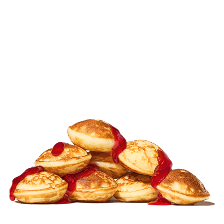 Mini palačinky s malinovou omáčkou