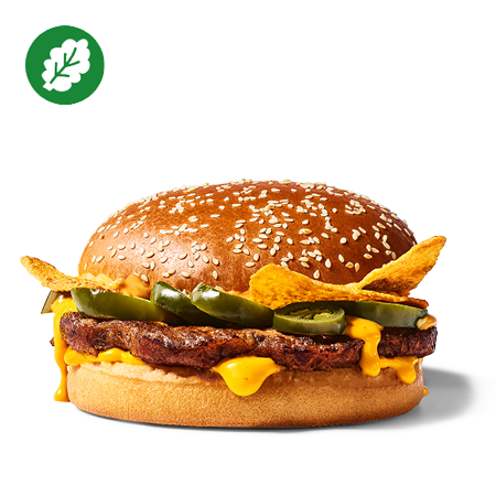 Plant-based Cheesy Nachos Burger Box